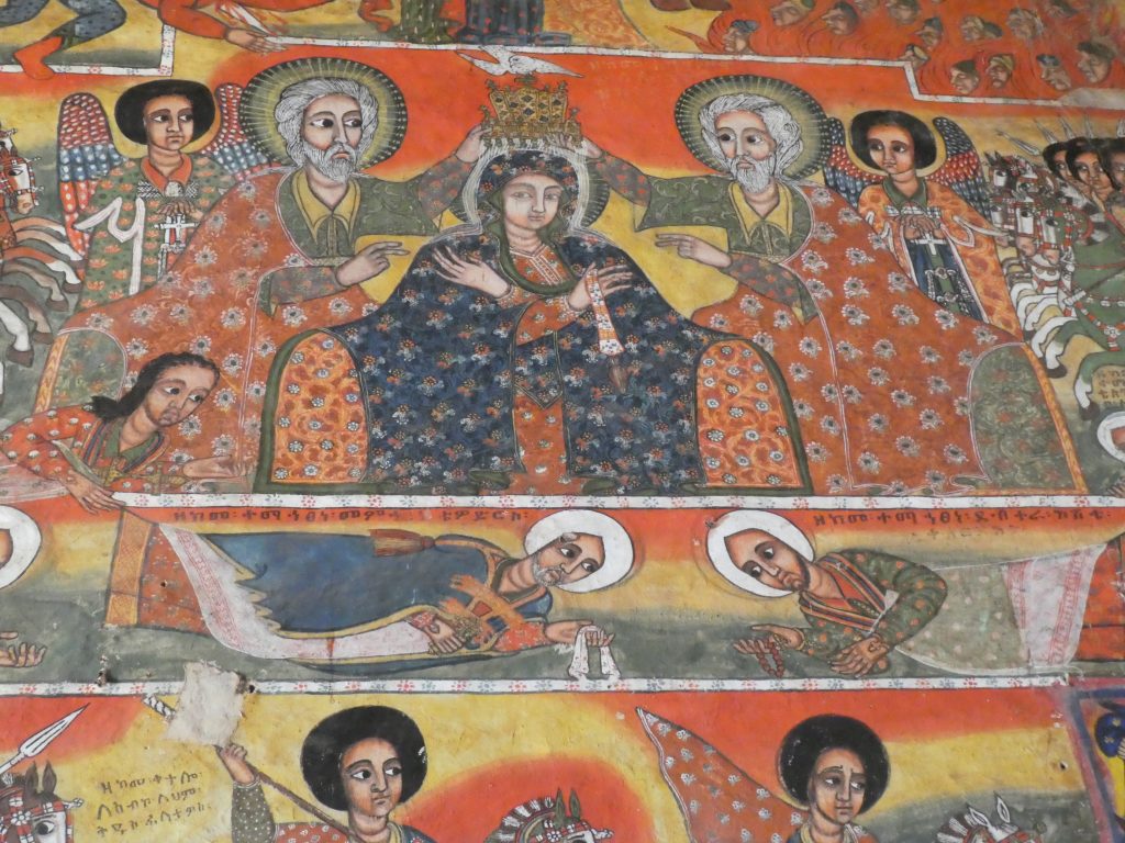 Peinture de l'église Narga Sélassié, Lac Tana